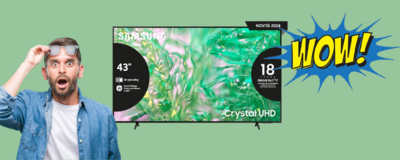 Smart Tv Samsung da 43': l'offerta che trasforma il tuo salotto con soli 349 euro 